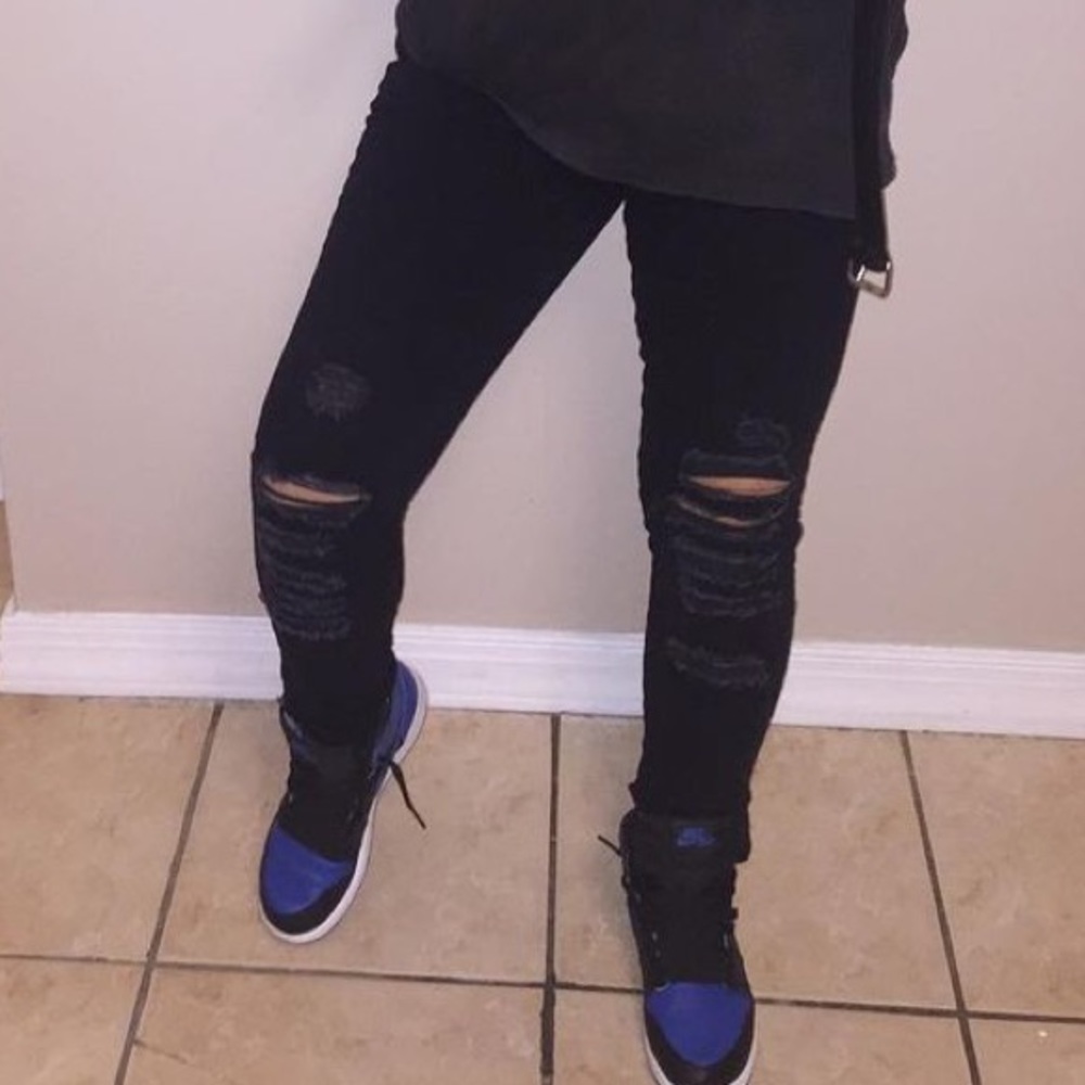 Skinny Ripped denim